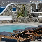 Willa Patron Pool Sunset Mykonos Town
