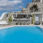 Willa Patron Pool Sunset Mykonos Town