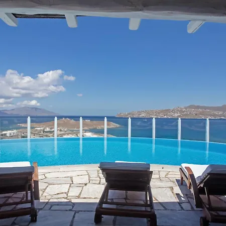 Patron Pool Sunset Villa Mykonos Town