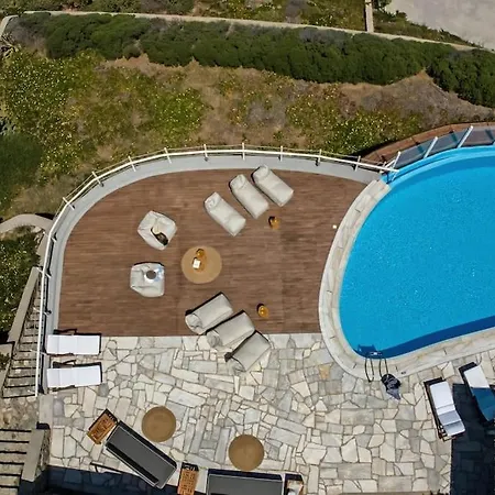 Villa Patron Pool Sunset Mykonos Town