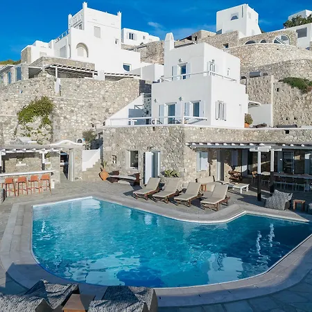 别墅 Patron Pool Sunset Mykonos Town